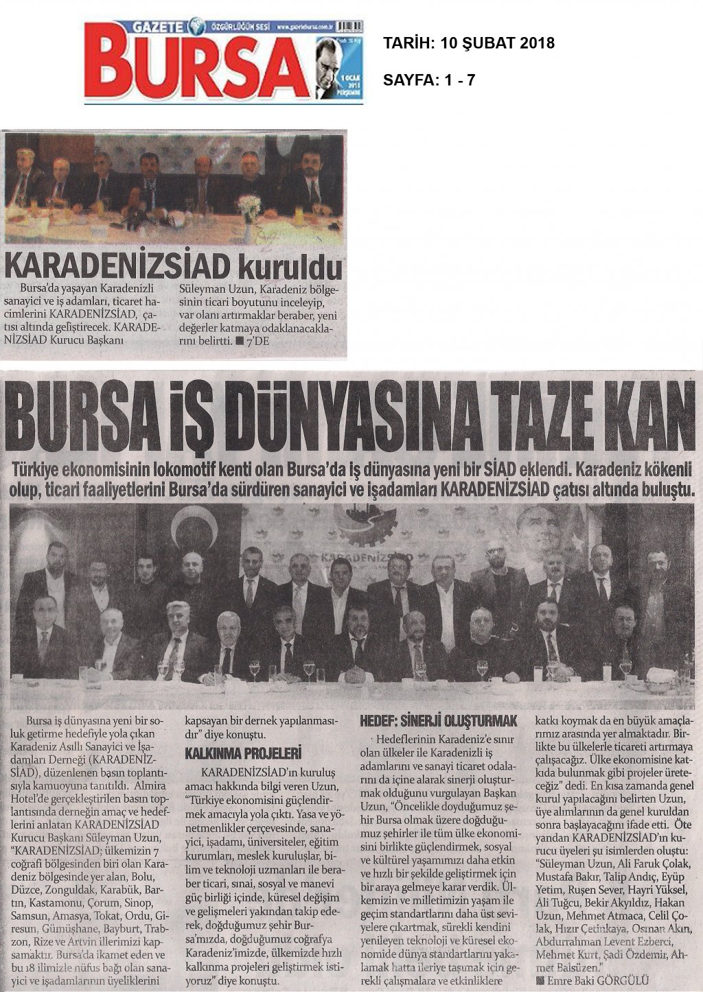 GAZETE BURSA