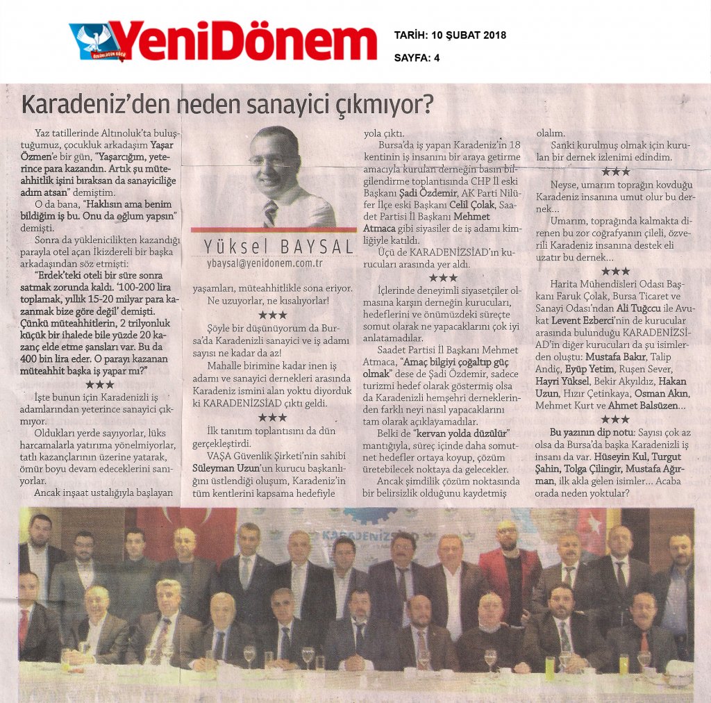 YENİ DÖNEM