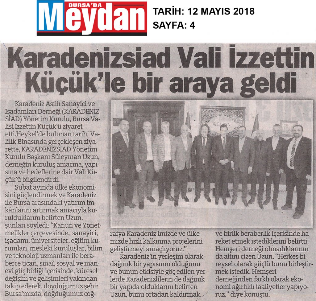 BURSA'DA MEYDAN