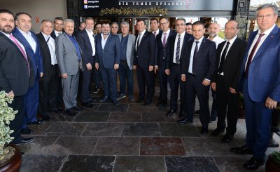 KARADENİZSİAD BTSO Başkanı İbrahim BURKAY ve Ekibini Kutladı